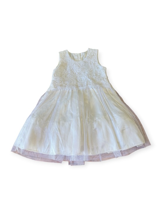 Lito Other - Vtg NWT New Lito 2T  Dress White Ruffled Pageant, Flower Girl Sz 2T